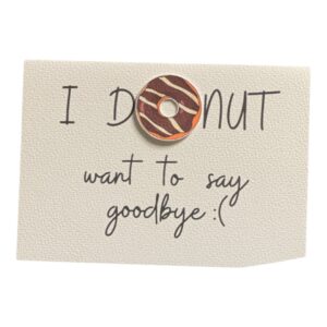 Wenskaart - I donut want to say goodbye